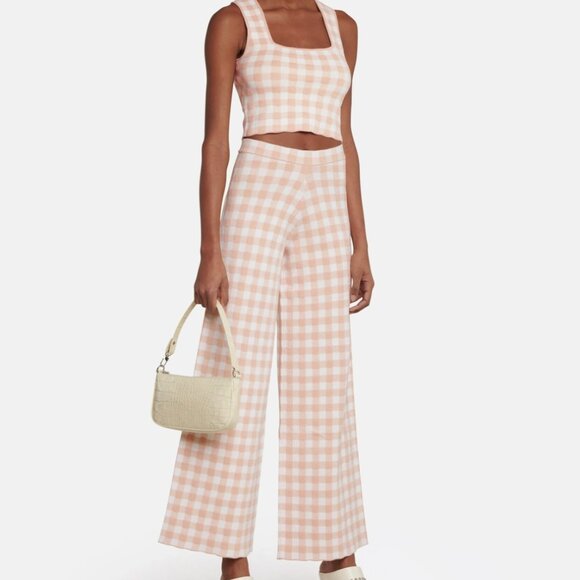 STAUD Pants - STAUD Trail Gingham Top & Avalanche Pants Set, Both Size M